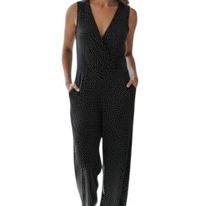 Ellen Tracy Black and White Jumpsuit
